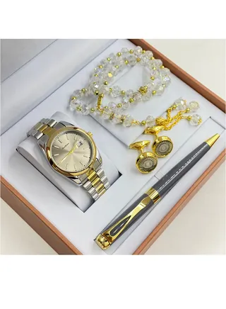 Rivoli Men's 4-Piece Analog Watch Gift Set 15703 
