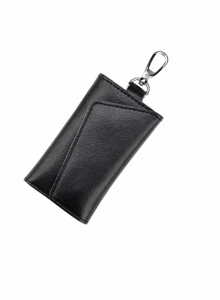 Key Case, Genuine Leather Key Bag Wallet Key Holder for Man and Lady 