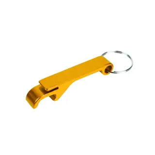 Bottle Opener And Keychain Yellow 