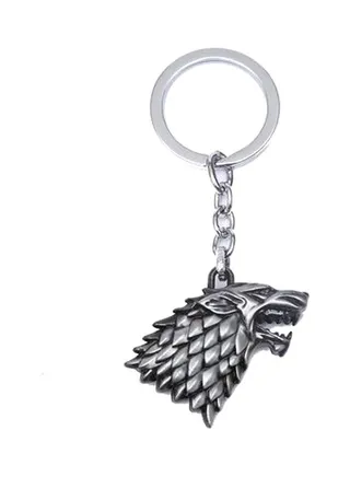 Game Of Thrones Themed Keychain Silver 