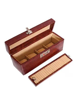 Leather Watches And Jewellery Box 