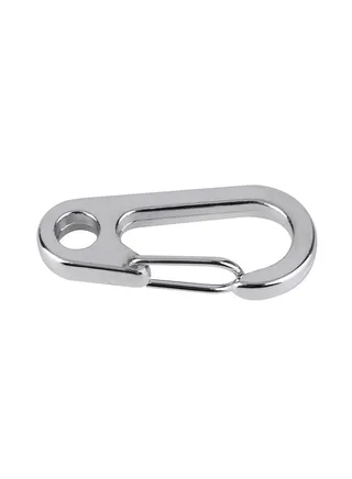 5-Piece Stainless Steel Key Chain Silver 