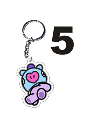 Cartoon Series Boys Girl Q Edition Keychain Multicolour 