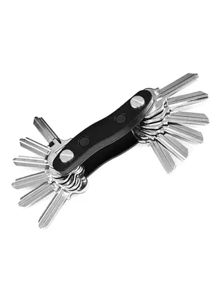 Ultimate Compact Key Organizer Black 