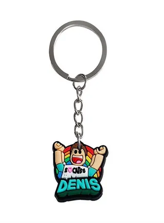 Roblox Keychain Car key School Bag Pendant 