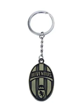 Juventus Football Club Key Chain Grey/Green/Silver 