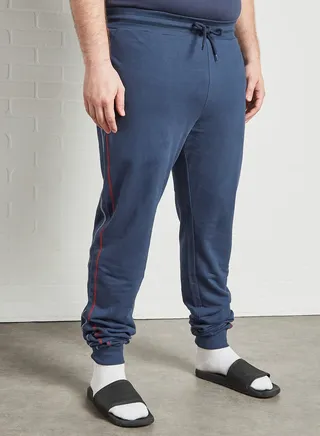 Plus Size Drawstring Sweatpants Navy 