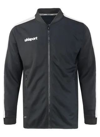 uhlsport Tracksuit, Smart breathe® FIT, For running & all kinds of sports, Two Side Zip Pocket, Design on Sleeves, With Comfortable Pants 