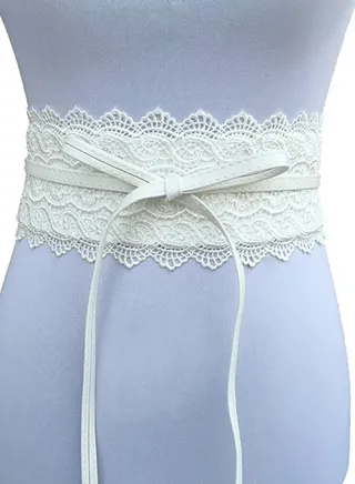 Self Knot Tie Up Cinch Waist Belt 