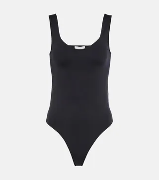 Scoop-neck bodysuit
