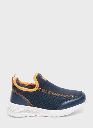 Kids Low Top Slip On Sneakers 