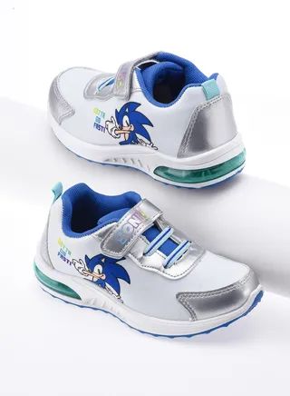 Comic Kicks By Urban Haul  Sonic the Hedgehog Sports Shoes with Light For Boys 