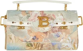 B-Buzz 19 bag in Sky printed canvas and leather details