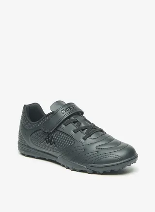 Boys' Textured Sports Shoes with Hook and Loop Closure 