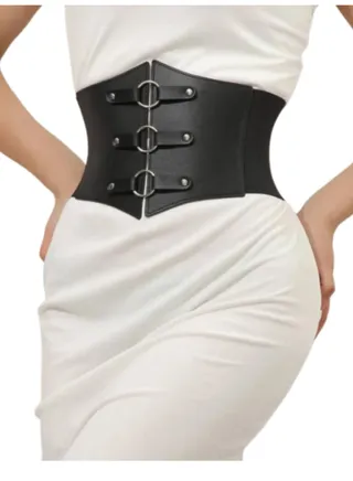 Waist Belt With Distinctive Circular Rings Design 