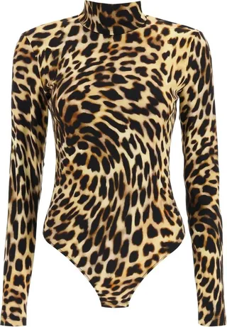 Stella McCartney Cheetah Printed Bodysuit