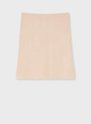 High Waist Mini Slip Skirt 