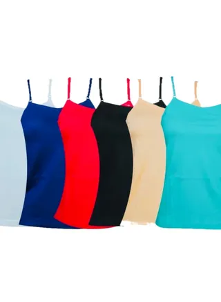 Cotton Slips For Women With Adjustable Strap - Violet Colour 