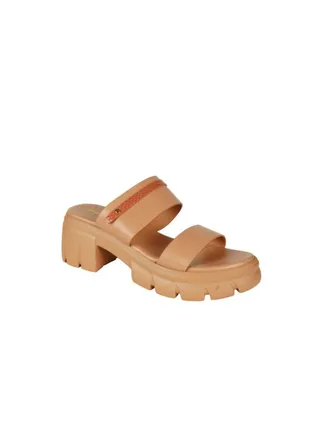 092-2584 Michelle Morgan Ladies Block Heel Sandals Pink 214RJ635 
