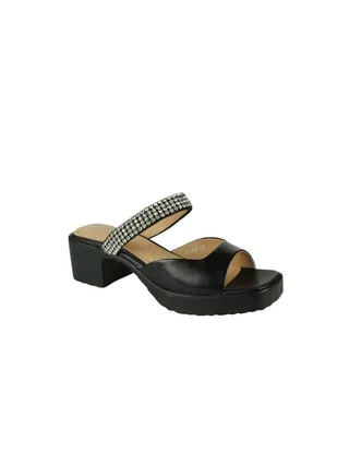Michelle Morgan Ladies Block Heel 2307-2 Black 