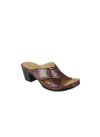Michelle Morgan Ladies  Block Heel 221-8 Purple 