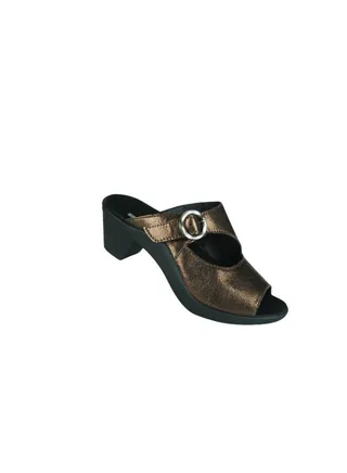 Romika Ladies Block Heel Sandals 27161-AR444 775 Bronze 