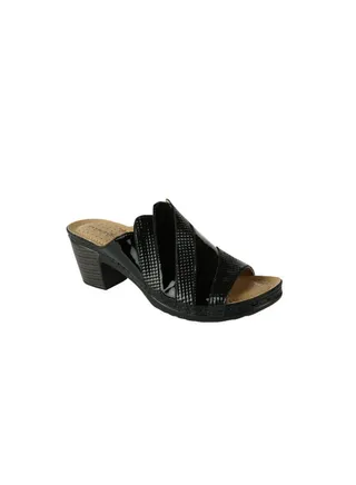 Michelle Morgan Ladies  Block Heel 221-2 Black 
