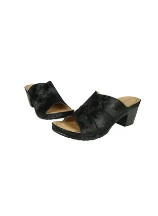 Michelle Morgan Ladies  Block Heel 221-7 Black 