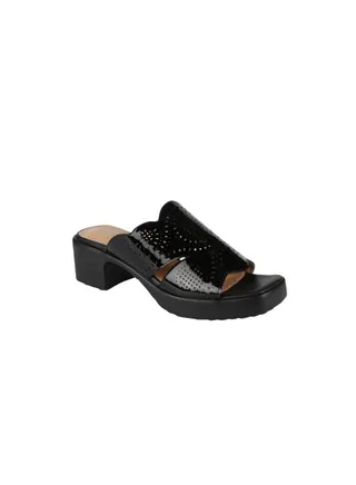 Michelle Morgan Ladies Block Heel 2307-6 Black 
