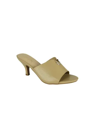 Michelle Morgan Ladies Kitten Heel 213RC001 Beige 