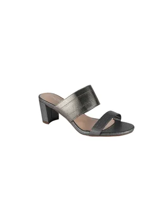 Michelle Morgan Ladies Mid Heel 214RC19N Pewter 