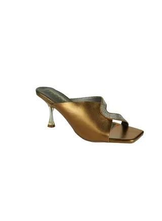 Michelle Morgan Ladies Kitten Heel 213RJ772 Bronze 