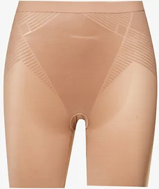 Womens Cafe AU ait Thinstincts® 2.0 High-rise Stretch-satin Shorts