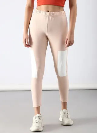 Skinny Fit Leggings Pink 
