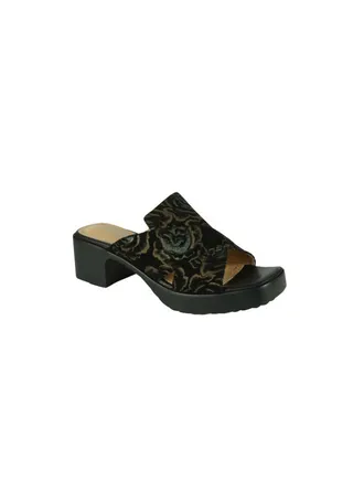 Michelle Morgan Ladies Block Heel 2307-7 Gold 