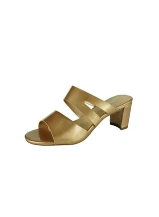 Michelle Morgan Ladies Mid Heel 214RC19M Gold 
