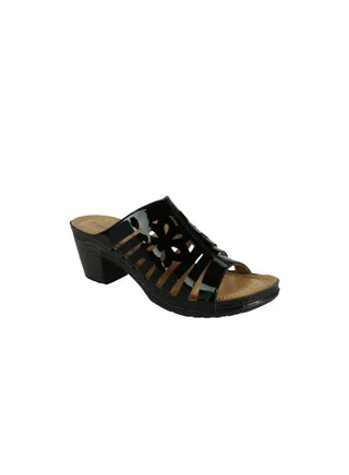Michelle Morgan Ladies  Block Heel 221-5 Black 