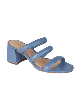 Carrano Ladies Open Back Strappy Heeled Mules 312021 Cab0515 