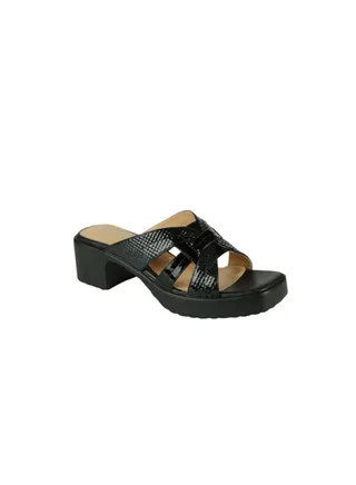 Michelle Morgan Ladies Block Heel 2307-5 Black 
