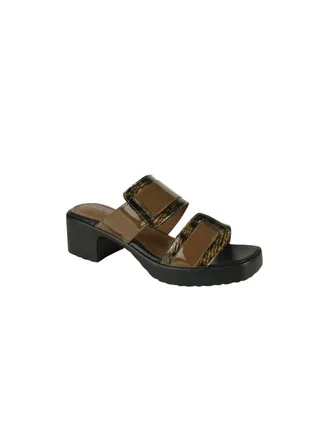 Michelle Morgan Ladies Block Heel 2307-3 Brown 