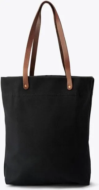 Nisolo Sustainable Women's Canvas Tote Black