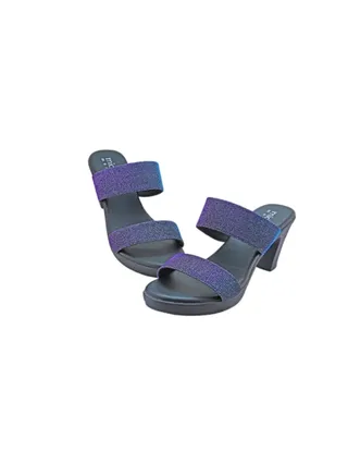 Mid Heel Dress Sandals Purple 