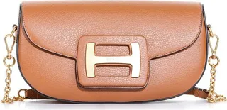 Logo Plaque Shoulder Bag