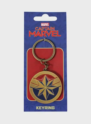 Captain Marvel Keyring