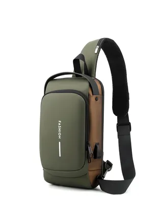 New Multifunctional Password Lock Single Shoulder Crossbody Bag 