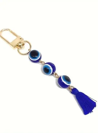 Blue Eye Keychain Evil Eye Protection Keyring 