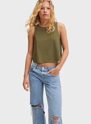 Knitted Crop Top 
