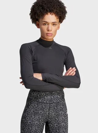 Hiit Heat.Rdy Long-Sleeve Top Crop Top 