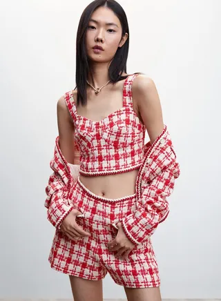 Sweetheart Neck Crop Top 