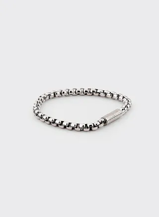 Jumb03032Jwstl Round Logo Bracelet